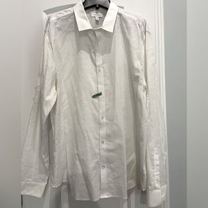 Calvin Klein XL white LS dress shirt